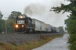 NS 6121 leading the local to Greenville